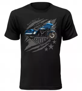 Pánské tričko Harley Davidson Road Glide ST černé