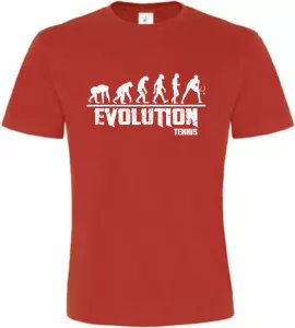 Pánské tričko Evolution Tennis červené