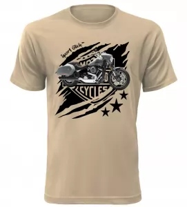 Pánské tričko Harley Davidson Sport Glide pískové