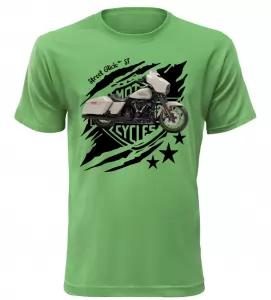 Pánské tričko Harley Davidson Street Glide ST zelené