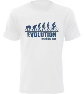 Pánské tričko Evolution Relaxing Bike bílé
