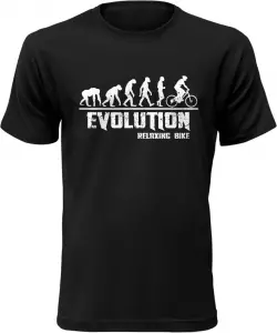 Pánské tričko Evolution Relaxing Bike černé