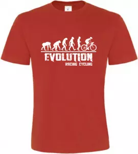 Pánské tričko Evolution Racing Cycling červené