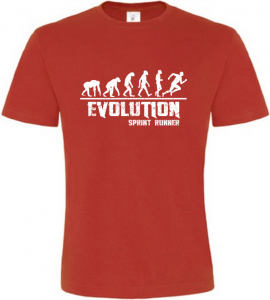 Pánské tričko Evolution Sprint Runner červené