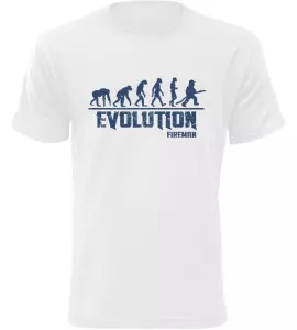 Pánské tričko Evolution Fireman bílé