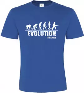 Pánské tričko Evolution Fireman modré