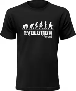 Pánské tričko Evolution Fireman černé
