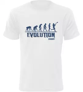 Pánské tričko Evolution Rugby bílé