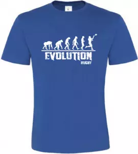 Pánské tričko Evolution Rugby modré