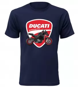 Pánské tričko Ducati Multistrada V2 S navy