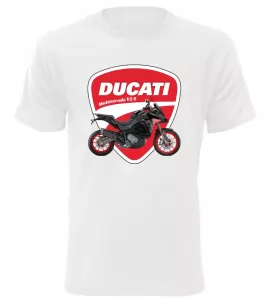 Pánské tričko Ducati Multistrada V2 S bílé