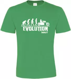 Pánské tričko Evolution Harley zelené