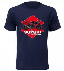 Pánské tričko s motorkou Suzuki GSX250R ABS navy