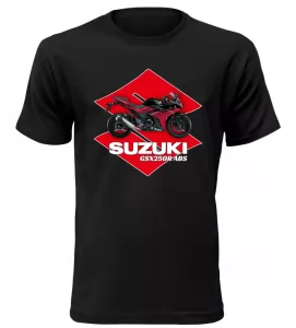 Pánské tričko s motorkou Suzuki GSX250R ABS černé