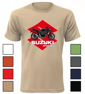 Pánské tričko s motorkou Suzuki SV650 ABS