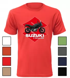 Pánské tričko s motorkou Suzuki V-Storm 650