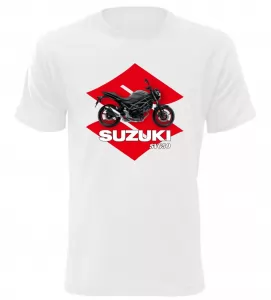 Pánské tričko Suzuki SV650 bílé