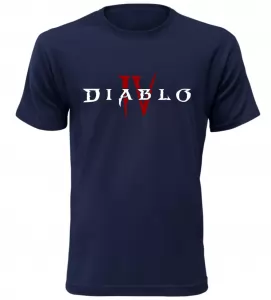 Pánské a dětské tričko Diablo IV navy
