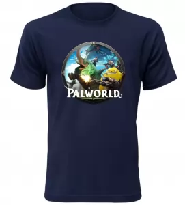 Pánské a dětské tričko Palworld navy