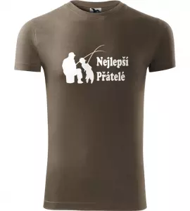 Pánské rybářské tričko Nejlepší přátelé army