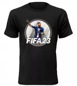 Herní tričko FIFA 2023 černé Akce 146