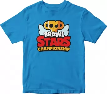 Pánské a dětské tričko Brawl Stars Championship azurové
