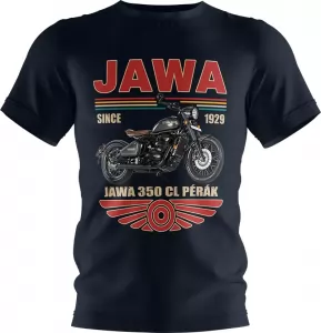 Pánské tričko Jawa 350 CL Pérák navy
