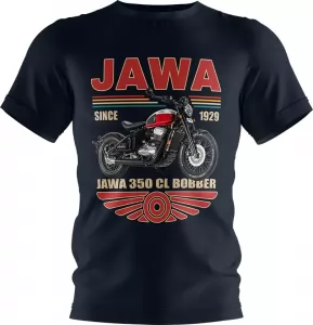 Pánské tričko Jawa 350 CL Bobber navy