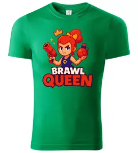Pánské a dětské tričko BRAWL QUEEN zelené