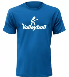 Pánské tričko Volleyball modré