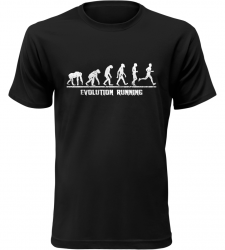 Evolution Running pánské černé tričko