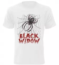 Pánské triko Black Widow bílé