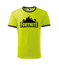Dětské herní tričko Fortnite limetkové