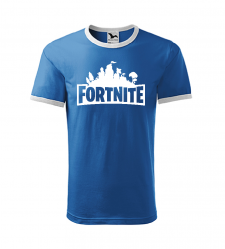 Dětské herní tričko Fortnite azurové