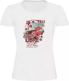 Cuba Libre dámské tričko bílé
