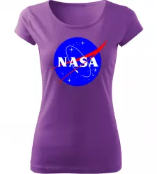 Dámské tričko NASA fialové