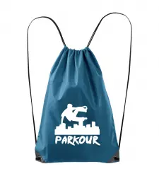 Batoh s potiskem Parkour originál petrolejový