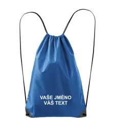 Batoh do školy a školky s vlastním jménem azurový