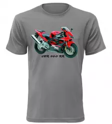 Pánské tričko s motorkou Honda CBR 900 RR šedé