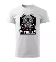 Pánské tričko Pitbulls bílé