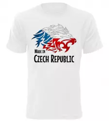 Pánské tričko Made In Czech Republic bílé