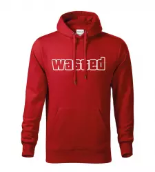 Pánská mikina cape GTA Wasted červená