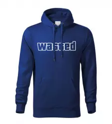 Pánská mikina cape GTA Wasted modrá