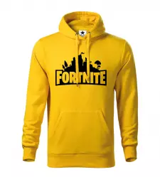 Pánská mikina cape Fortnite žlutá