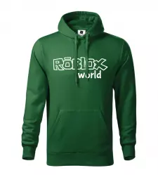 Pánská mikina cape Roblox World zelená