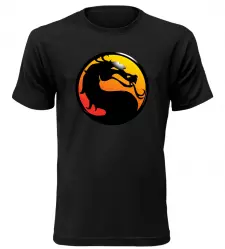 Tričko pro hráče Mortal Kombat černé