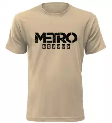 Tričko pro hráče Metro Exodus pískové