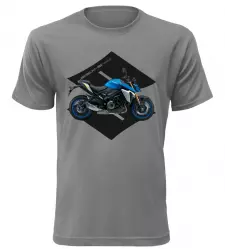 Pánské tričko s motorkou Suzuki GSX-S 1000 šedé