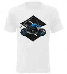 Pánské tričko s motorkou Suzuki GSX-S 1000 bílé