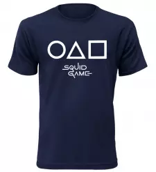 Pánské a dětské tričko Hra na oliheň - Squid Game navy